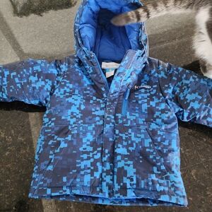 Columbia Digital Blue Pattern Jacket